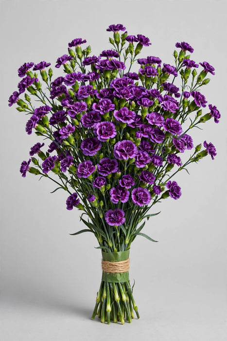Mini Carnation Purple Epsilon - 15 Bunches
