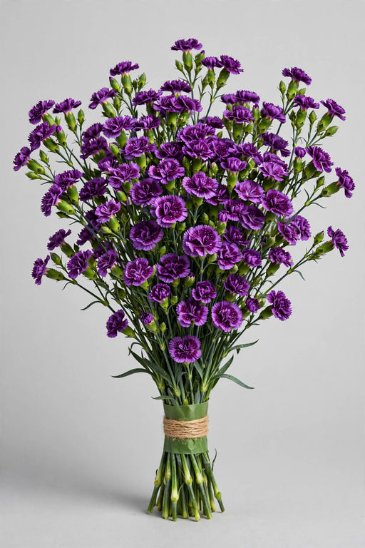 Mini Carnation Purple Epsilon - 15 Bunches