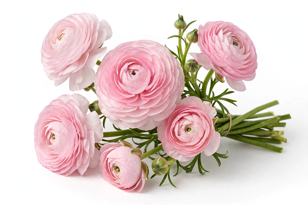 Next Day Delivery - Butterfly Ranunculus Pink Hera 50-60 cm - 120 Stems [LIMITED]