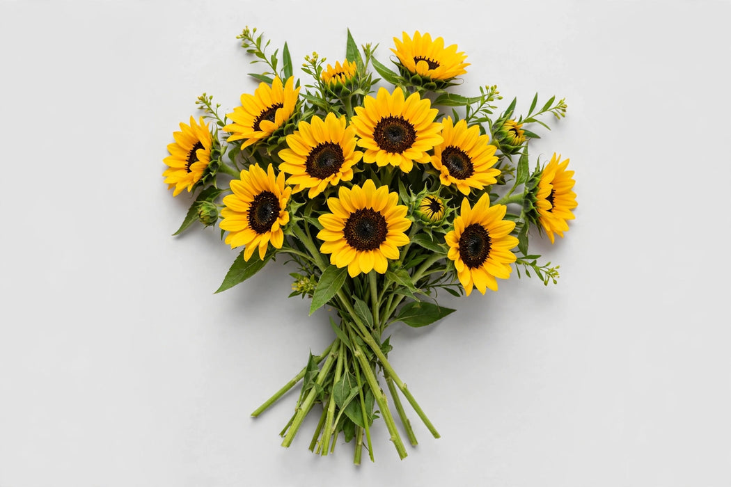 Next Day Delivery - Sunflowers Petite 10STM 10BU/BX