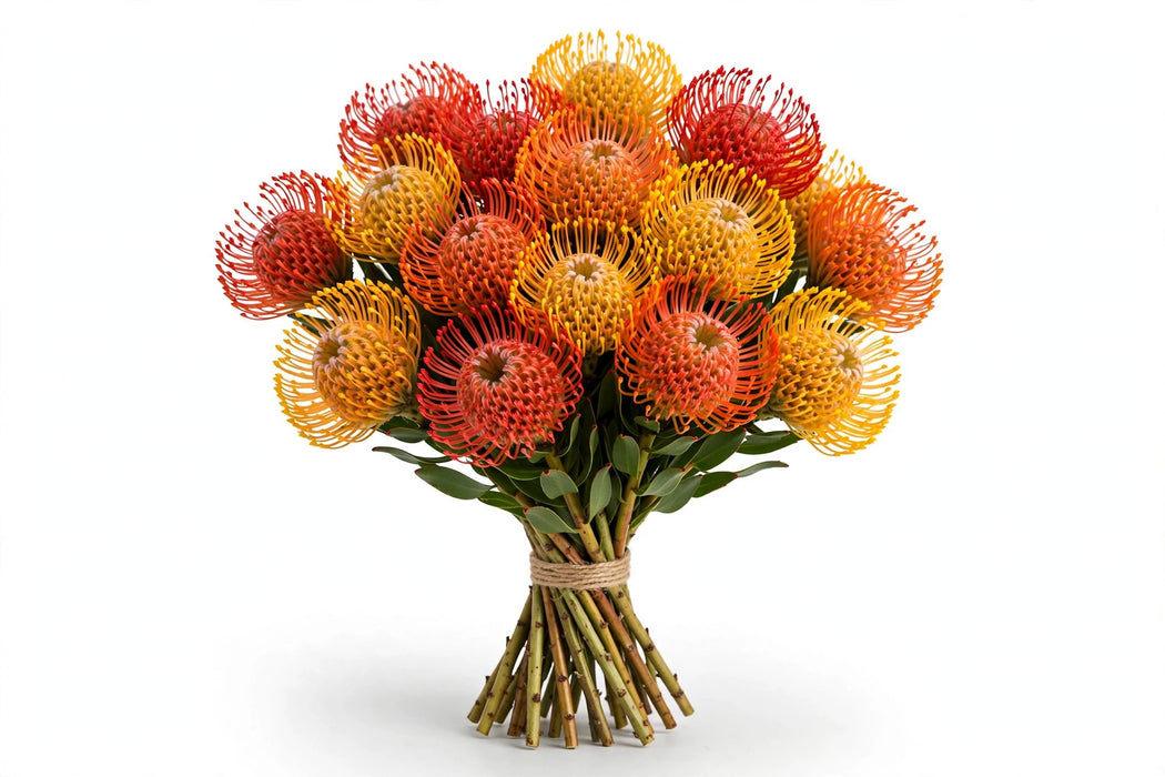 Next Day Delivery - PINCUSHION ASSORTED 50cm - Assorted - 50 Stems [LIMITED]