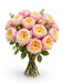 Next Day Delivery - ROSE FATIMA GARDENS 50cm 5,5cm 25st - Bicolor Pink/Yellow - 100 Stems [LIMITED]