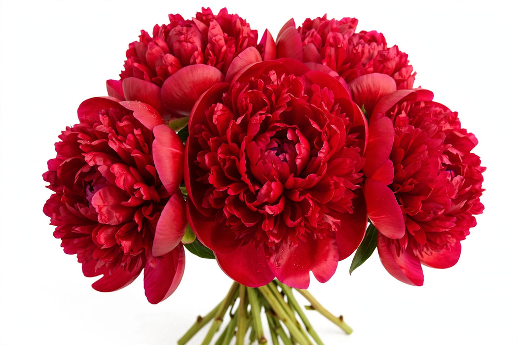 Next Day Delivery - Peonies AAA Red Diana Parks 50-60 cm - 50 Stems [LIMITED]
