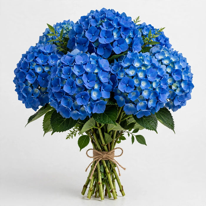 Hydrangea Shocking Blue - 40 Stems/Box