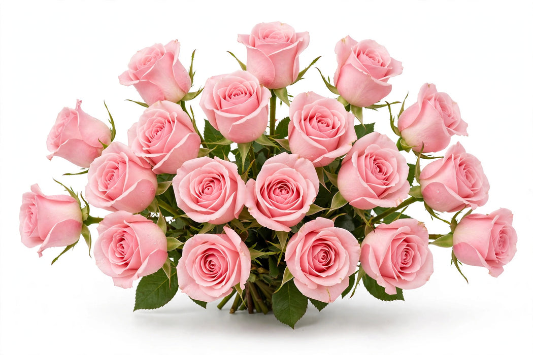 Next Day Delivery - ROSE HERMOSA 50cm 4,5cm 25st - Pink - 100 Stems [LIMITED]