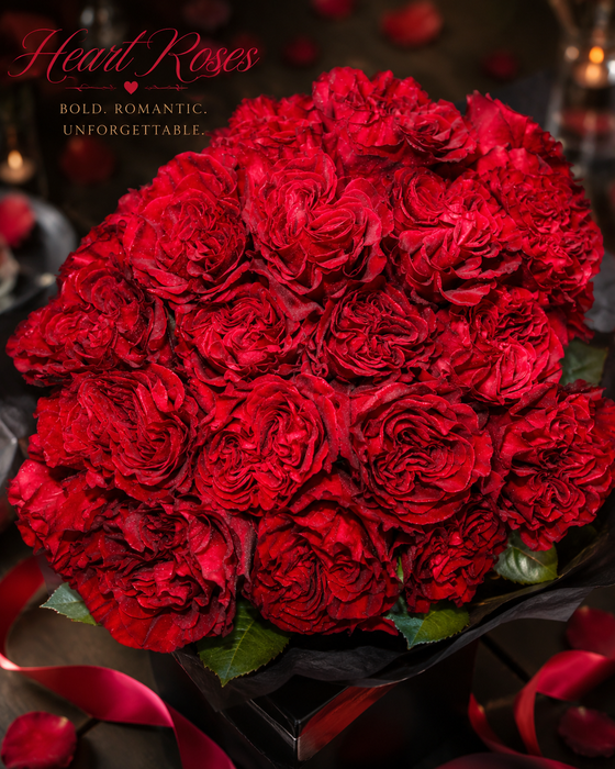 Smart Buy $2.25/Stem Farm Direct Hearts Garden Roses (100 STEMS) - U.S. Delivery Coast to Coast