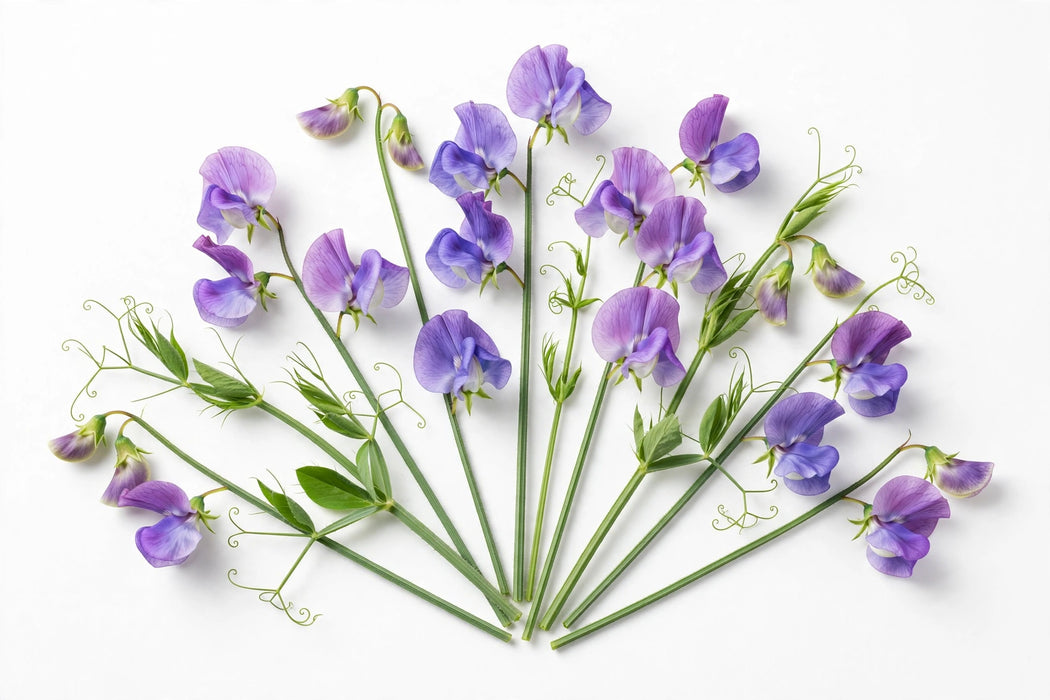 Next Day Delivery - LATHYRUS MIO SELECT 40cm 25st - Purple - 100 Stems [LIMITED]