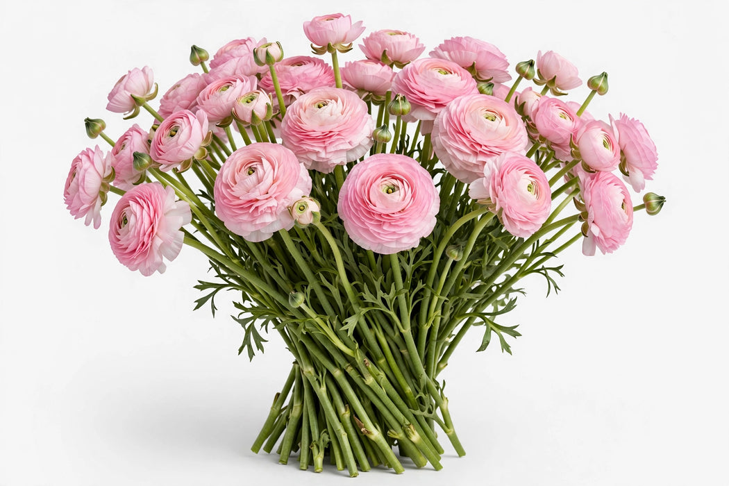 The Ranunculus Collection - Romance Ranunculus Seine Pink 30-40CM (100 STEMS / BX)