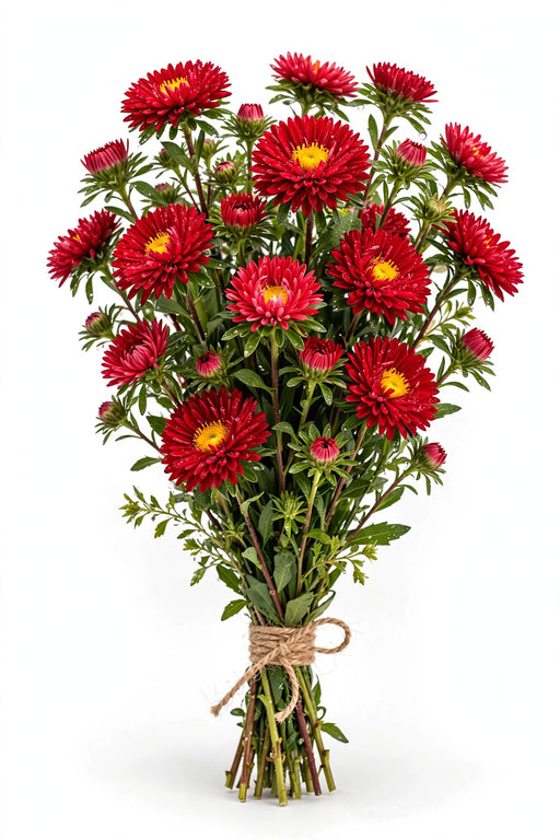 Matsumoto Aster Red - 12 Bunches/Box