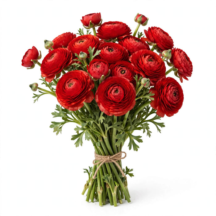 Ranunculus Red 40cm - 120 Stems/Box