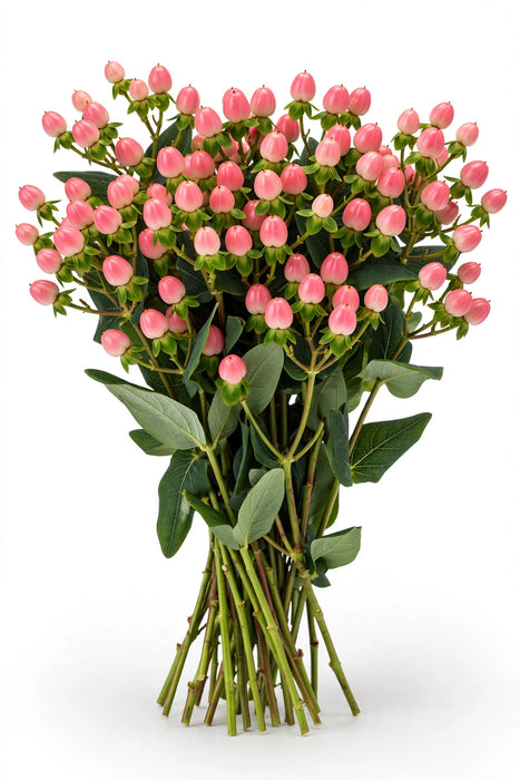 Next Day Delivery - HYPERICUM COCO CASINO 70cm 10st X60 - Pink - 60 Stems [LIMITED]