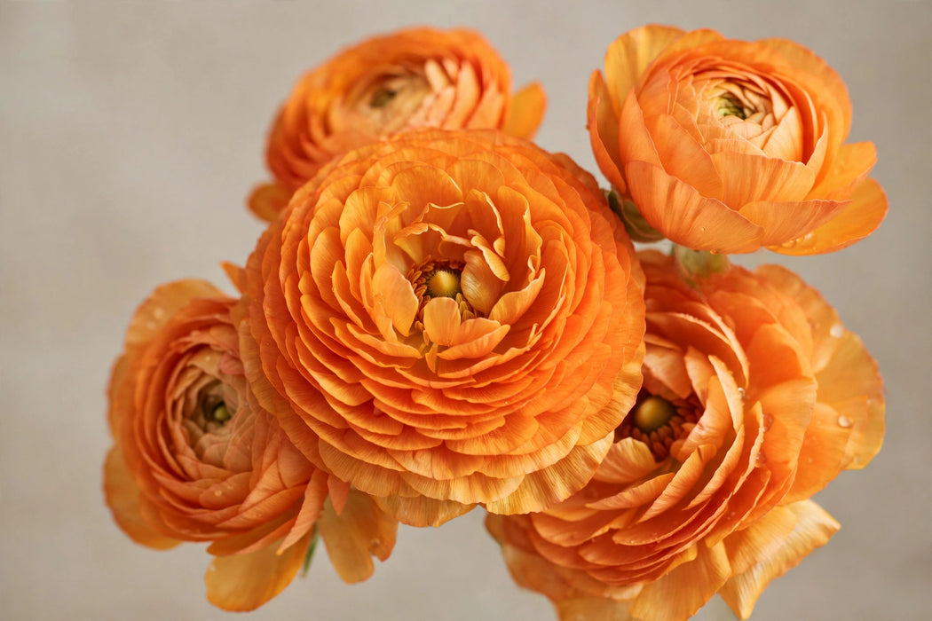 Ranunculus Flower Collection - Ranunculus Orange 50-60CM (120 STEMS / BX)