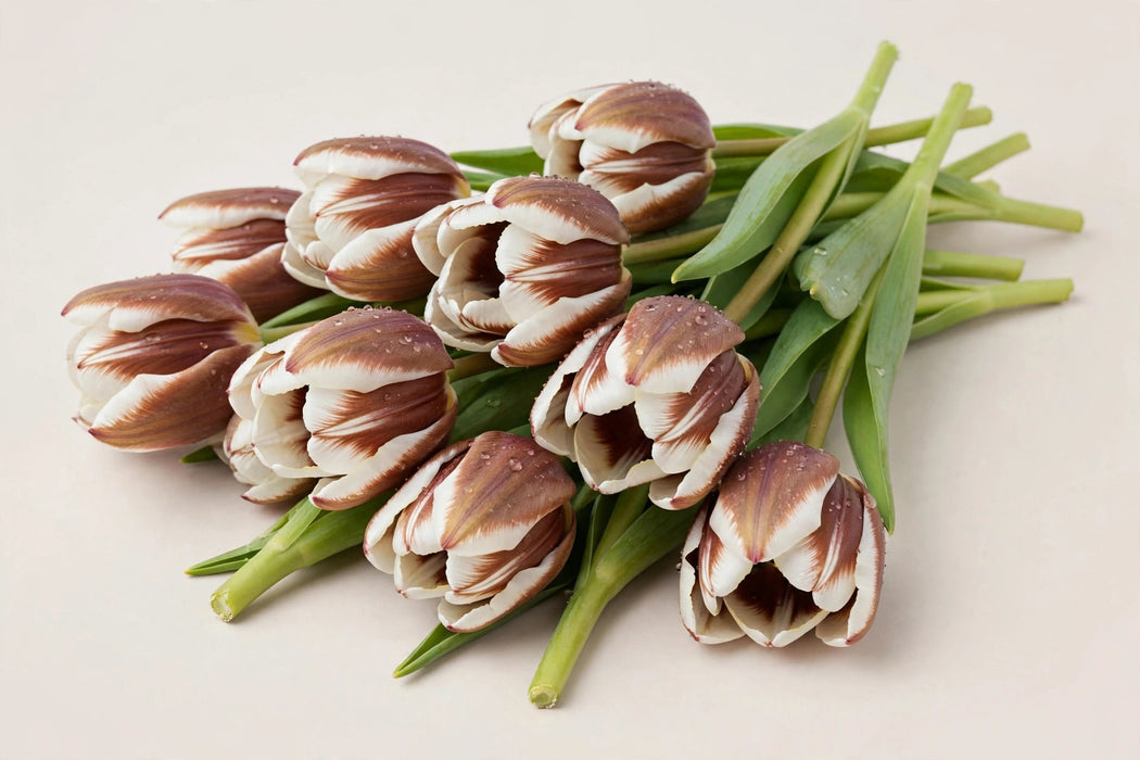Tulip Collective - Dyed Gypsy Brown 37cm 35gr (50 STEMS / BX)