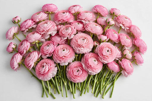 The Ranunculus Collection - Romance Ranunculus Seine Pink 40-50CM (100 STEMS / BX)