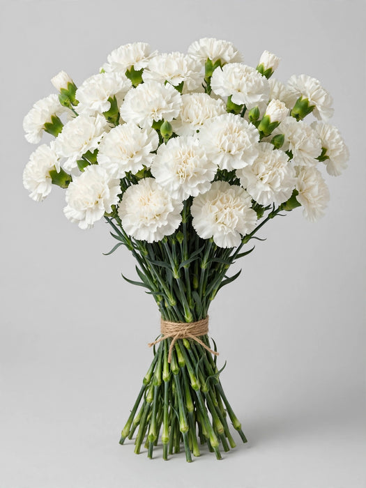 Carnation White Moonlight - 250 Stems
