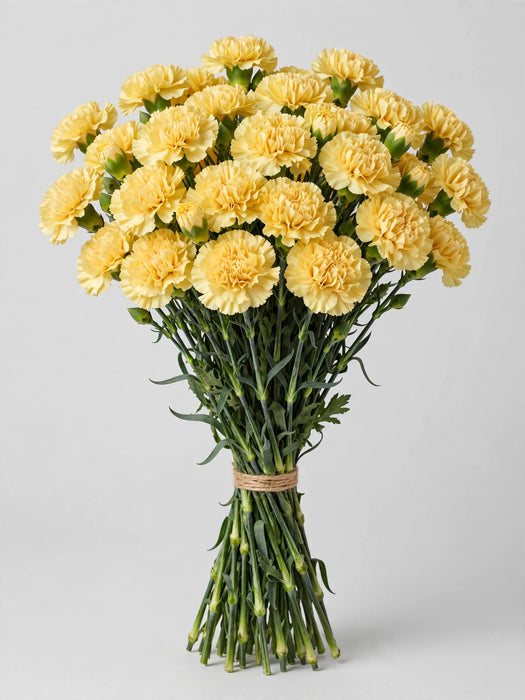 Carnation Yellow Wedding - 250 Stems