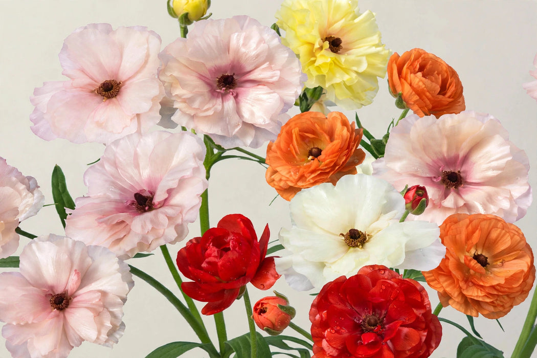 Ranunculus Flower Collection - Butterfly Ranunculus Assorted 40-50CM (120 STEMS / BX)