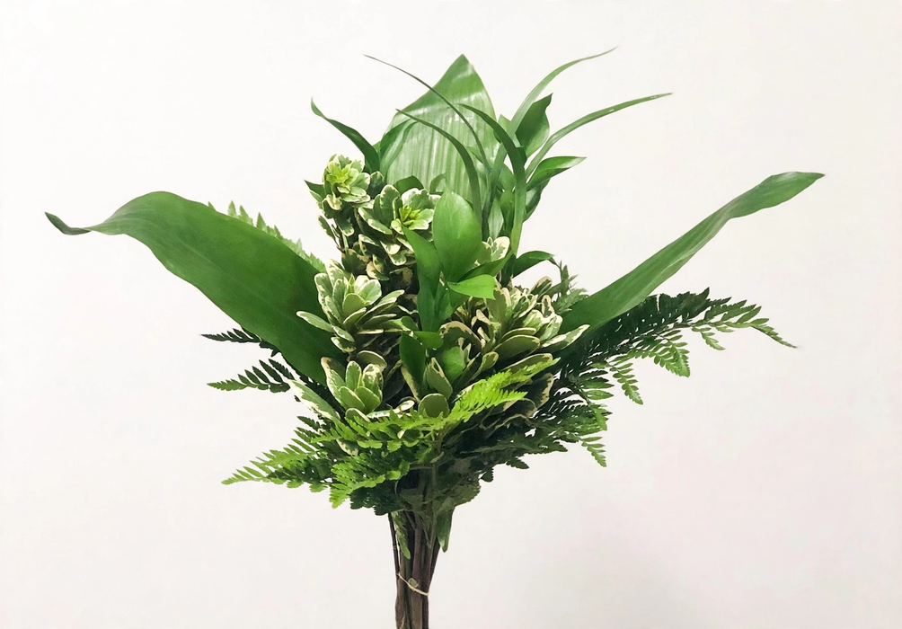WHOLESALE GREENERY BOUQUETS - PREMIUM 15 BUNCH PACK - GREENS BOUQUET