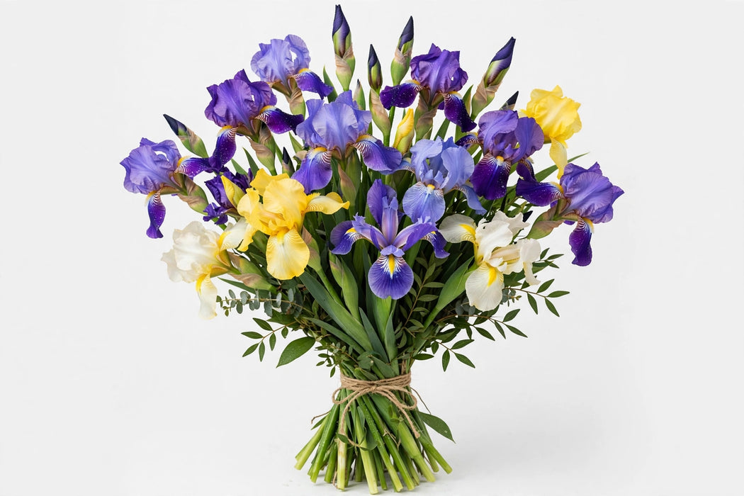 Iris Assorted 60cm - 120 Stems/Box