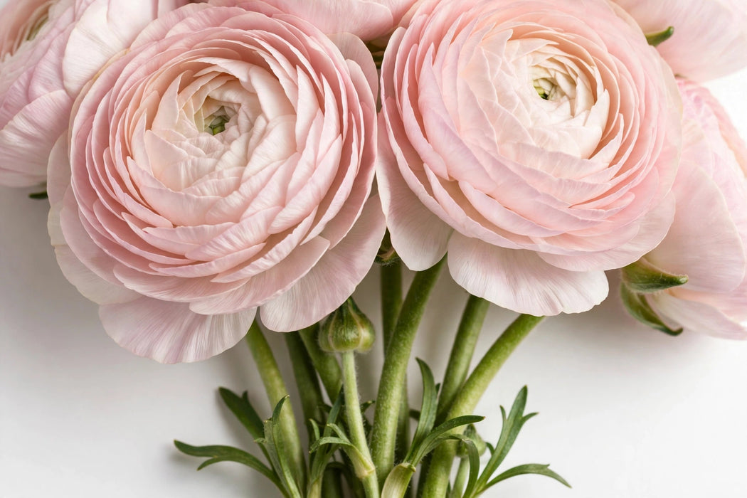 Next Day Delivery - RANUNCULUS ELEGANCE LIGHT PINK 35cm 10st - Light Pink - 120 Stems [LIMITED]