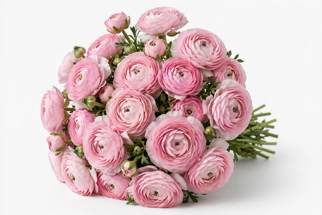Next Day Delivery - RANUNCULUS ELEGANCE ROSA 40cm 10st X120 - Pink - 120 Stems [LIMITED]