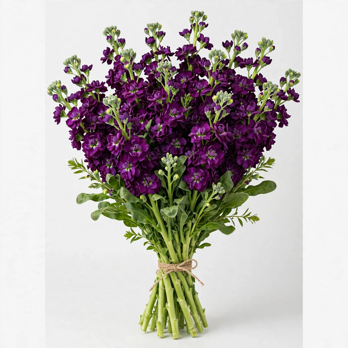 Stock Dark Purple 70cm - 12 Bunches/Box