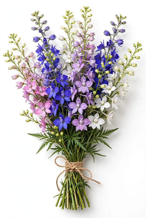 Larkspur Assorted 90cm - 12 Bunches/Box