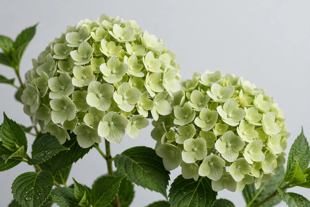Hydrangea Classic My Matcha 50CM 16CM - Light Green - 20 Stems