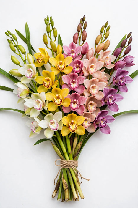 Cymbidium Assorted 60cm - 10 Stems/Box