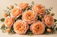 Next Day Delivery - ROSE PRINCESS CROWN 50cm 6cm 25st - Peach - 100 Stems [Limited]