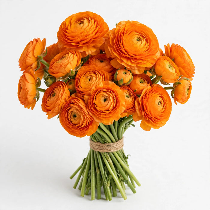 The Ranunculus Collection - Ranunculus Orange 50-60CM (100 STEMS / BX)