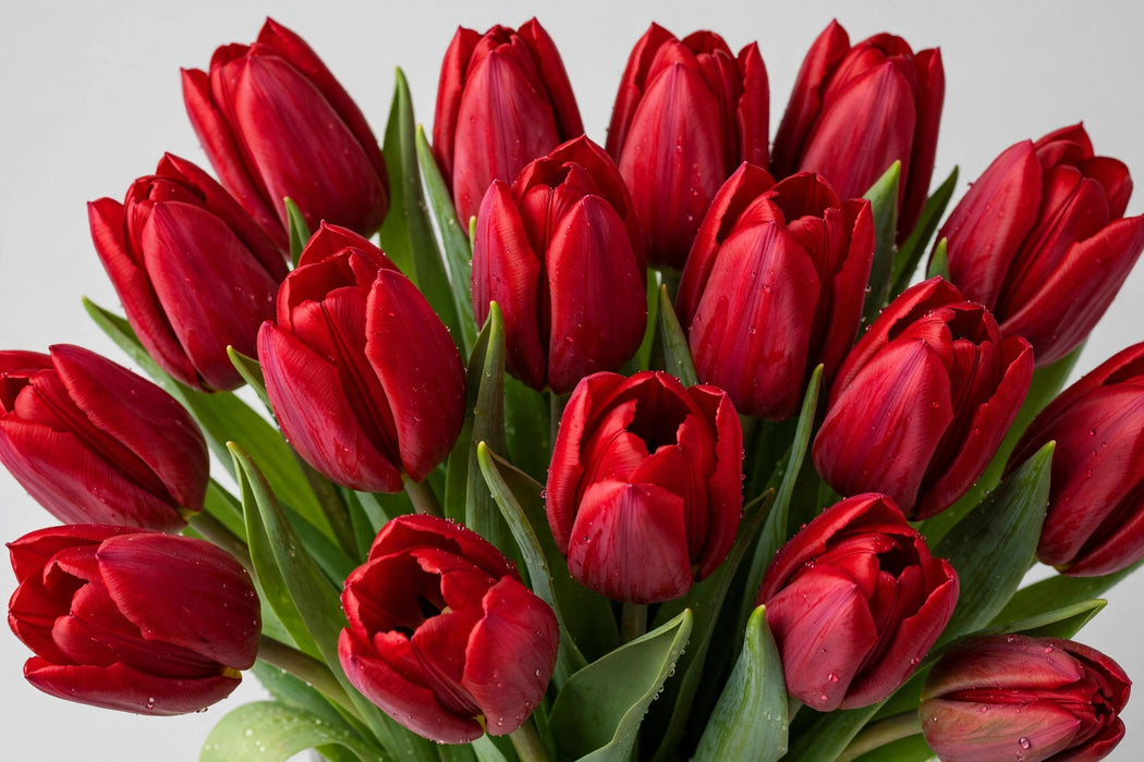 Tulip Collective - Strong Love 44Cm 42Gram - Red - 150 Stems