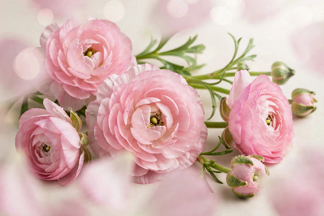 Ranunculus Flower Collection - Butterfly Ranunculus Europe Pink 50-60CM (120 STEMS / BX)