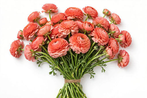 The Ranunculus Collection - Romance Ranunculus Nohant Coral 40-50CM (100 STEMS / BX)