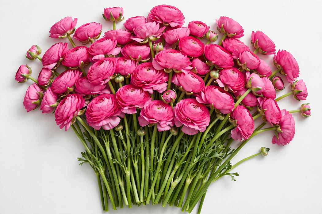 The Ranunculus Collection - Ranunculus Hot Pink 50-60CM (100 STEMS / BX)