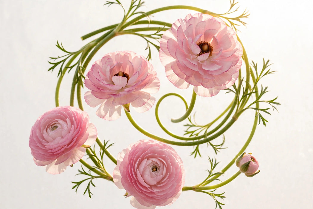Ranunculus Flower Collection - Butterfly Ranunculus Lycia Pink 50-60CM (120 STEMS / BX)
