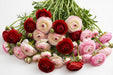 The Ranunculus Collection - Romance Ranunculus Assorted 40 Get Lucky + 30 Hydra + 30 Seine 30-40CM (100 STEMS / BX)