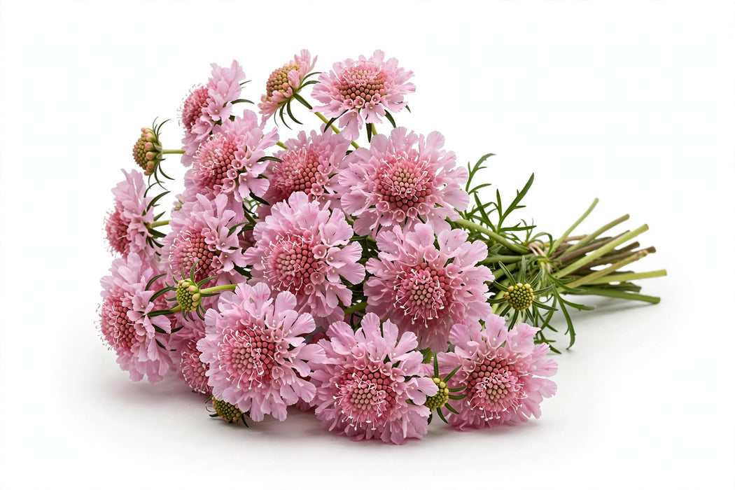 Next Day Delivery - SCABIOSA AT COTTON CANDY SCOOP 50cm 10st - Pink - 120 Stems [LIMITED]