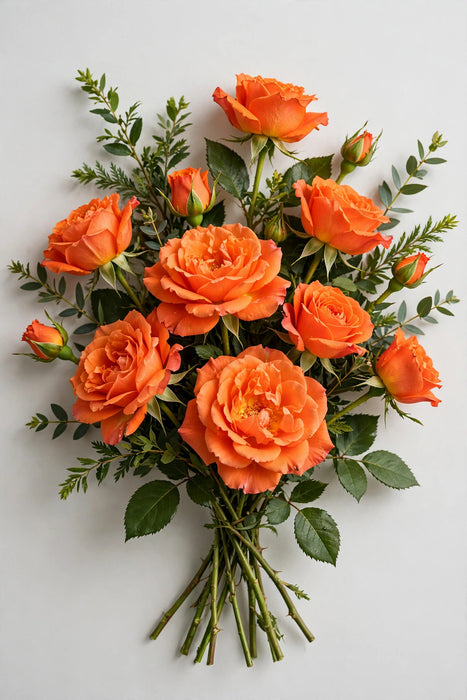 Next Day Delivery - Roses Orange Crush 50CM 100ST/BX