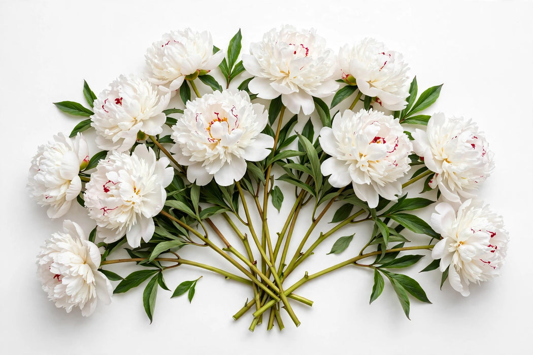 Next Day Delivery - Festiva Maxima White 50-60cm - 50 Stems