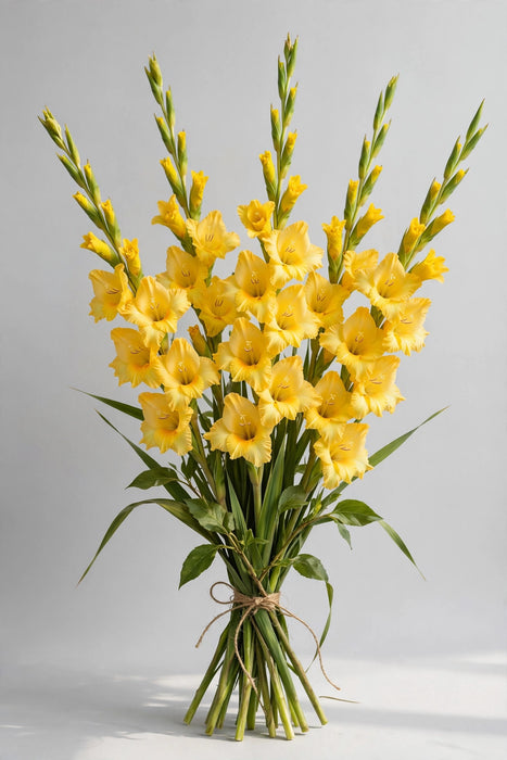 Glads Yellow 100cm Mex 15BU/BX