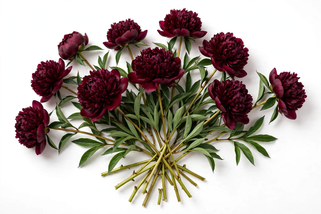 Next Day Delivery - Henry Bockstoce Burgundy 50-60cm - 40 Stems