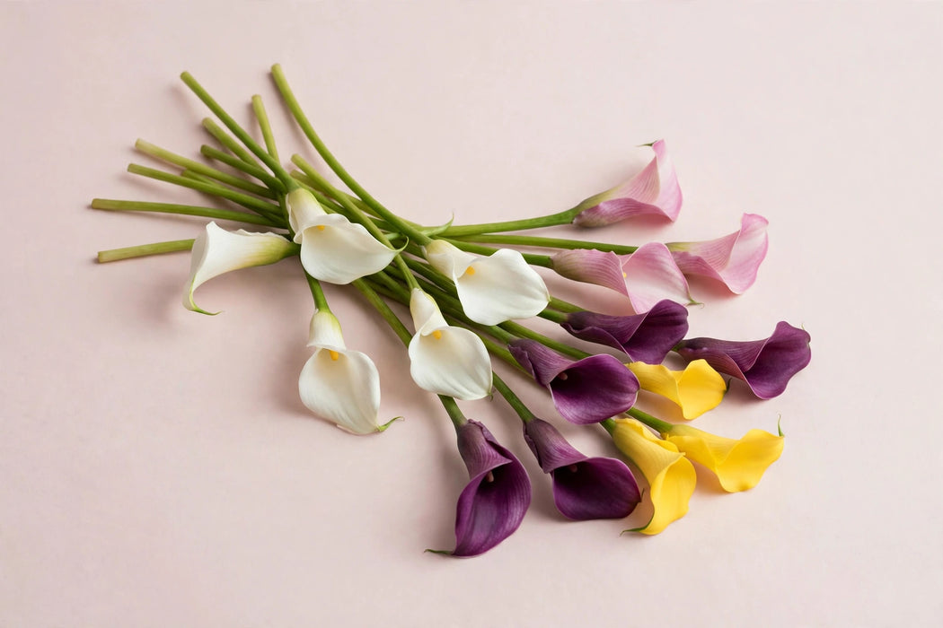 Next Day Delivery - CALLA MINI ASSORTED 50cm 10st - Assorted - 70 Stems [LIMITED]