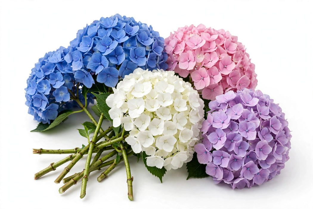 Next Day Delivery - Hydrangea Assorted 40STM/BX