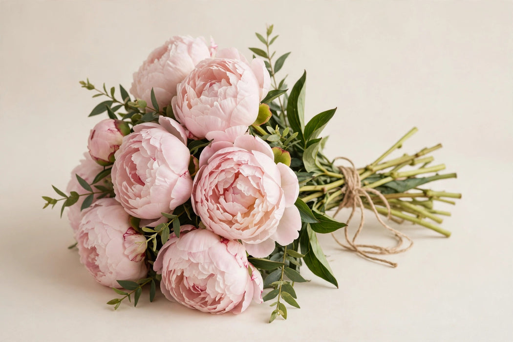 Next Day Delivery - PAEONIA MOTHERS CHOICE 55cm 5st X120 - Blush - 120 Stems [LIMITED]