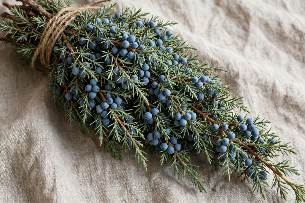 Next Day Delivery - BERRIED JUNIPER BOUGHS - Green - 25 lb