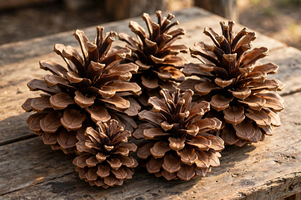 Next Day Delivery - PONDEROSA PINE CONES - Natural - 150 Per Box