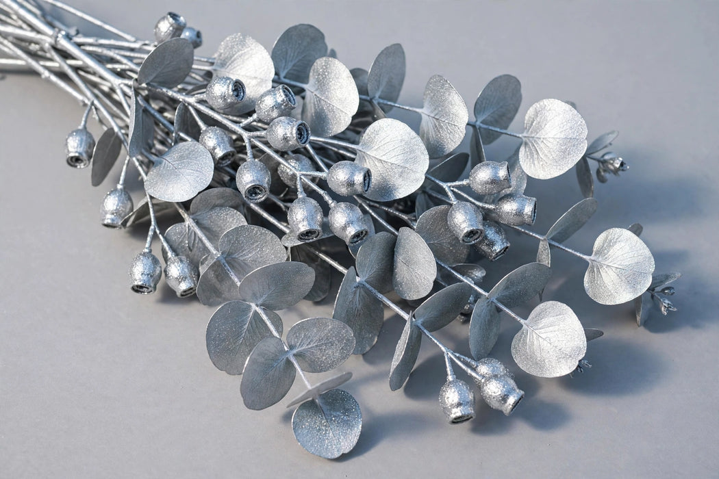 Next Day Delivery - SEEDED TINTED SILVER - Silver - 20 Bunches