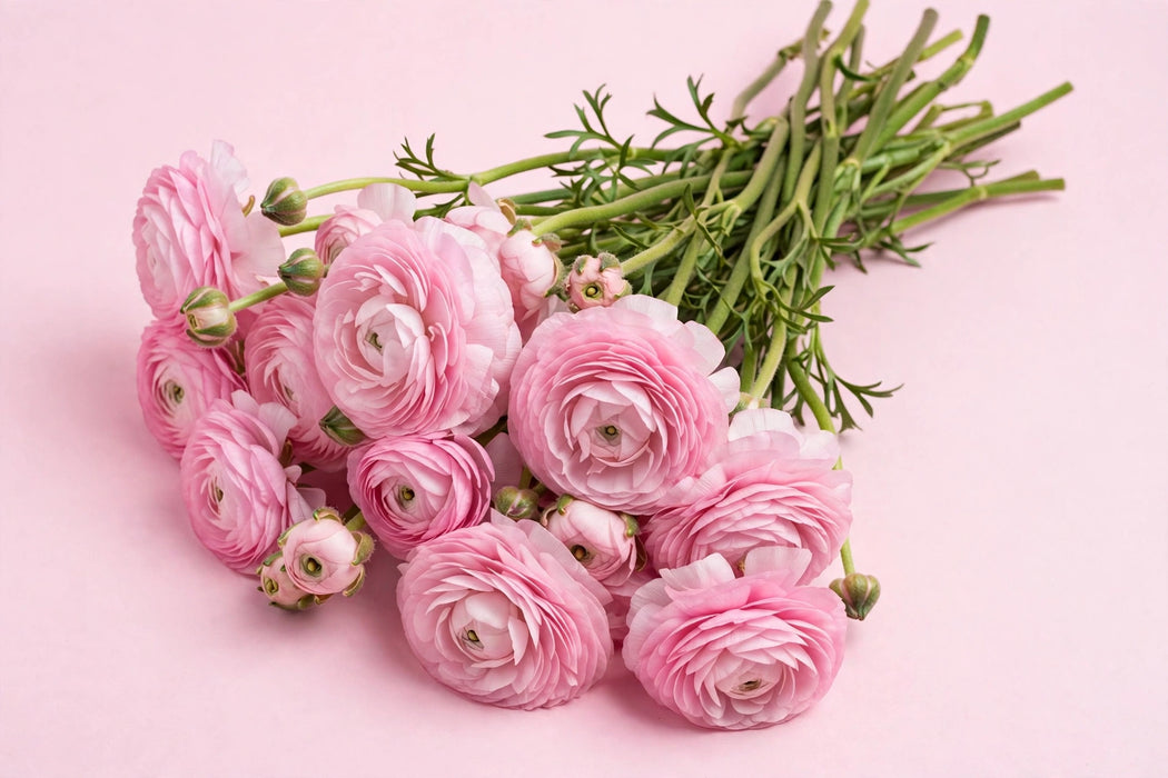 Next Day Delivery - RANUNCULUS MODERNA DOLCE 45cm 10st - Pink - 80 Stems [LIMITED]