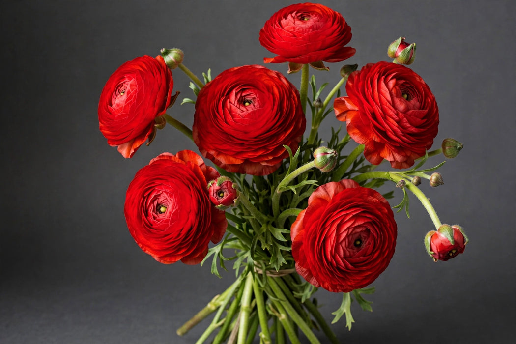 Next Day Delivery - RANUNCULUS SUCCESS TANGO 40cm 10st - Red - 120 Stems [LIMITED]